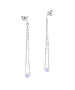 Dangling Chain Silver Earring STC-2220